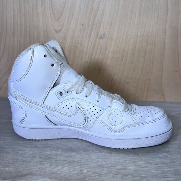 Nike Son of Force Mid (GS) White 615158-103 Youth 5 - Picture 6 of 12